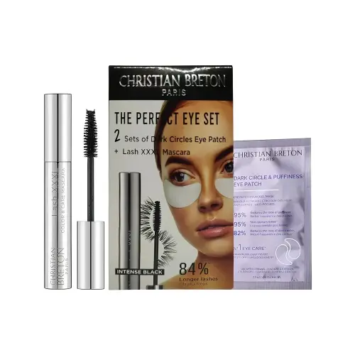 Christian BRETON THE PERFECT EYE SET   НАБОР ДЛЯ ИДЕАЛЬНЫХ ГЛАЗ | Тушь для ресниц Lash XXXL 15г + 2 набора патчей для глаз 5г