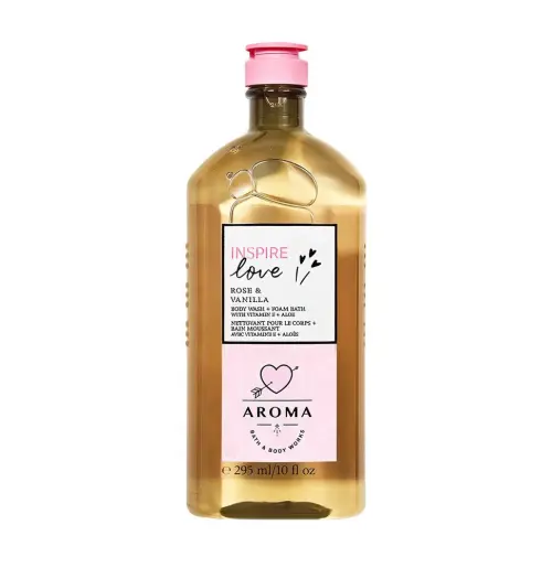 Bath & Body Works AROMATHERAPY SHOWER GEL ROSE VANILLA