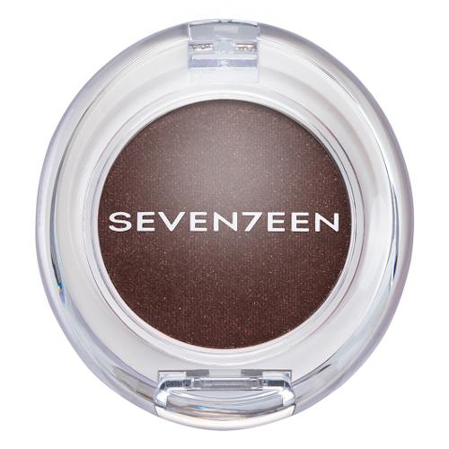 Seventeen Тени д/век компактные сатиновые т.210  SILKY SHADOW SATIN коричневая слива