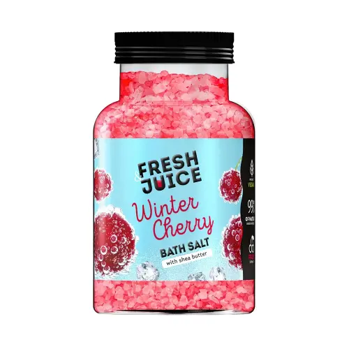 Fresh Juice Соль для ванн Winter Cherry, 700 г