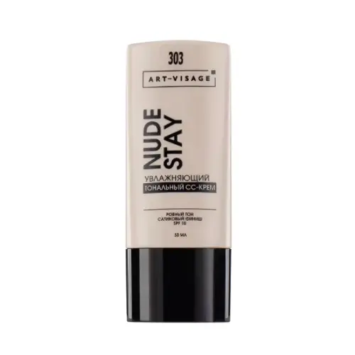 Art Visage Тональный СС-крем увлажняющий NUDE STAY 303 натуральный беж