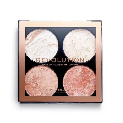 REVOLUTION ХАЙЛАЙТЕР 4 в 1 CHEEK KIT Take A Breather