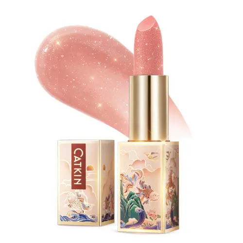 CATKIN MOONLIGHT GLITTER LIP BALM Увлажняющий бальзам для губ C09 Aurora 3.5г