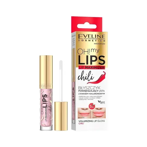 Eveline БЛЕСК ДЛЯ УВЕЛИЧЕНИЯ ОБЪЁМА ГУБ - ЧИЛИ OH! MY LIPS – LIP MAXIMIZER; 4,5мл