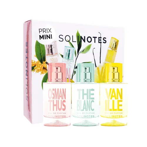 SOLINOTES Giftset Osmanthus  ,Vanilla  ,White tea: EDP Spray 15ml X 3