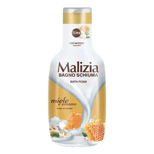 MALIZIA Пена для ванны с ароматом мёда и имбиря  FAMIGLIA BATH FOAM HONEY & GINGER