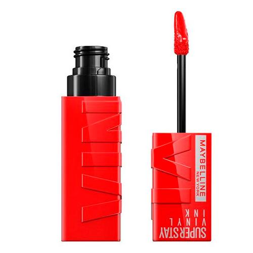 Maybelline Жидкая глянцевая помада Super Stay® Vinyl Ink, оттенок 25 Горячий красный
