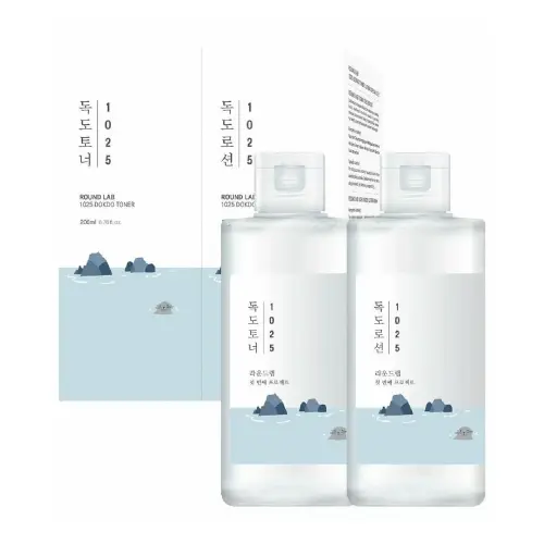 ROUND LAB 1025 DOKDO TONER LOTION SPECIAL SET Набор по уходу за лицом  (Toner_200ml + Lotion_200ml)