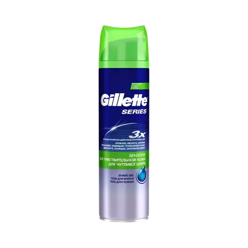 Gillette гель для бритья Sensetive 200мл