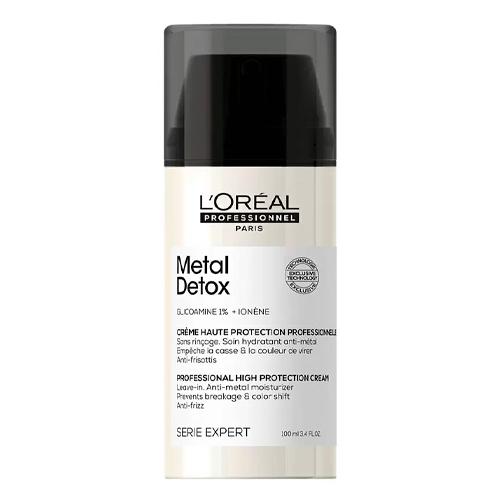 Несмываемый крем Metal Detox с высокой степенью защиты обогащен 1% Гликоамином, для всех типов волос 100 мл