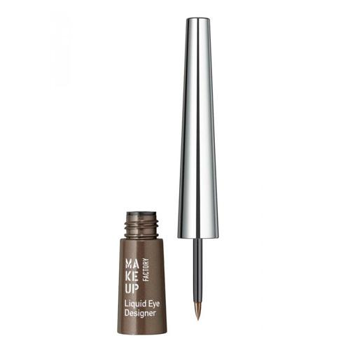 Make up Factory  Жидкая подводка для глаз Liquid Eye Designer т.04 коричневый