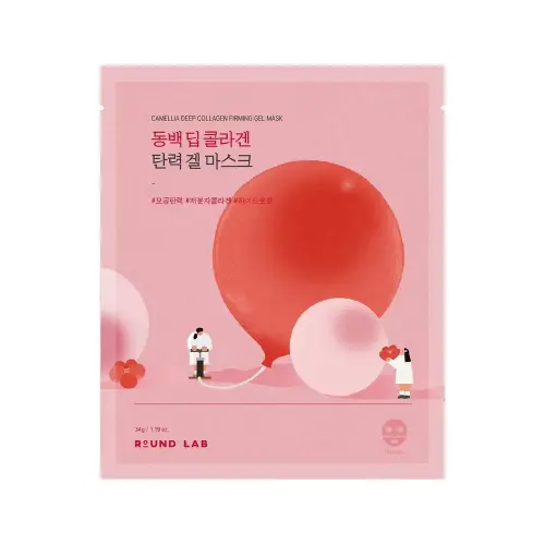 Round Lab Camellia Deep Collagen Firming Gel Mask Укрепляющая гидрогелевая маска с камелией  34 ml