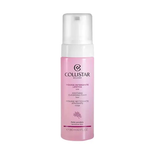 COLLISTAR SOOTHING CLEANSING FOAM Успокаивающая очищающая пенка 180 ml