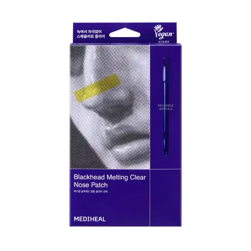 MEDIHEAL BLACKHEAD MELTING CLEAR NOSE PATCH  Набор патчей для носа от черных точек 4 шт