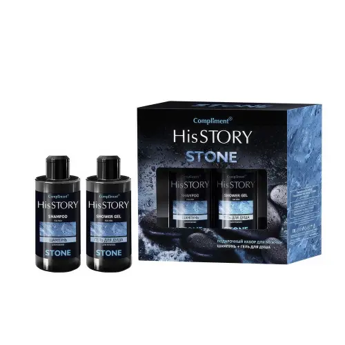 Compliment His Story  Stone (Шампунь для волос 320мл + Гель для душа 320мл)