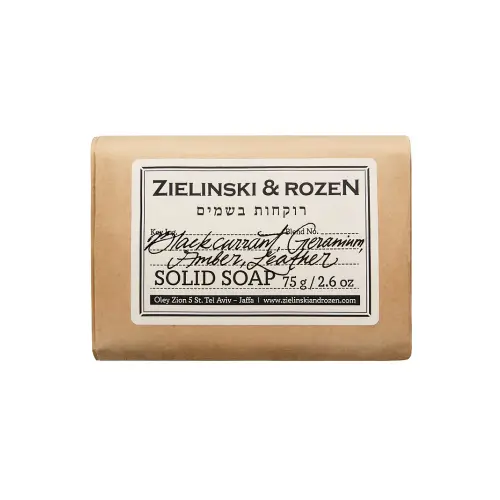 Zielinski & Rozen Qattiq sovun Qora smorodina, Geran, Ambra, Teri (75 g)