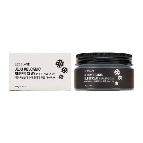 LEBELAGE вулканическая маска для очищения пор VOLCANIC SUPER CLAY PORE MASK 2X
