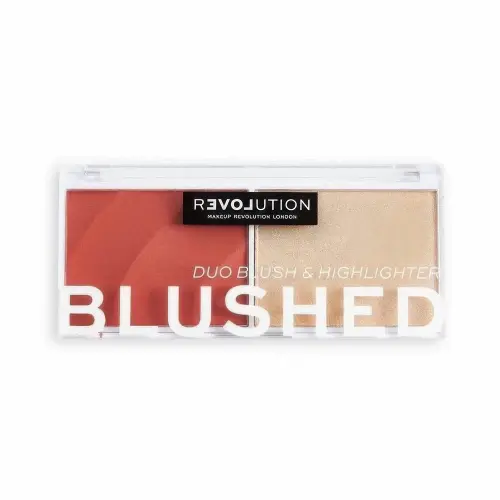 RELOVEREVOLUTION ПАЛЕТКА РУМЯНА И ХАЙЛАЙТЕР BLUSHED Daydream