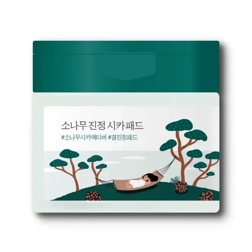 ROUND LAB PINE CALMING CICA PAD Пэды для лица 50шт упак