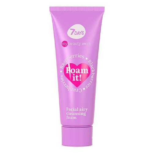7DAYS MY BEAUTY WEEK Пенка для лица очищающая воздушная FOAM IT!, 80 мл