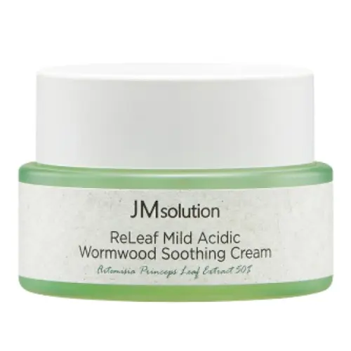 JMSOLUTION RELEAF MILD ACIDIC WORMWOOD SOOTHING CREAM