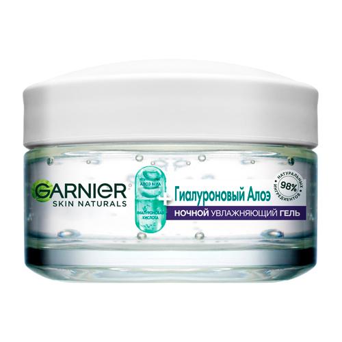 Garnier Гель увлажняющий для лица Гиалуроновый Алоэ-гель ночной, 50 мл
