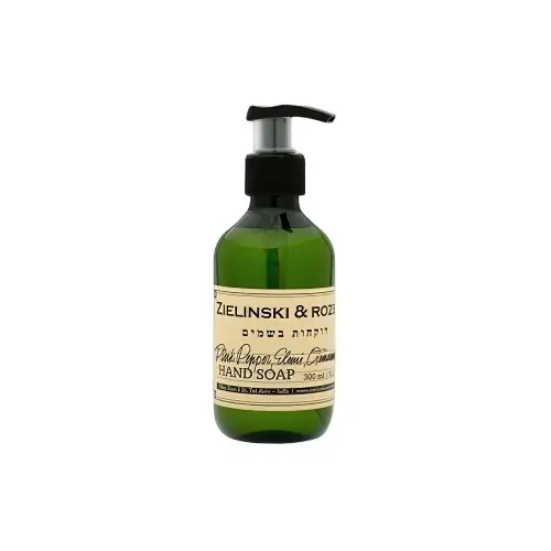 Zielinski & Rozen Liquid soap-scrub Pink Pepper, Elemi, Cinnamon, Leather  Жидкое мыло-скраб Розовый Перец, Элеми, Корица, Кожа 300мл