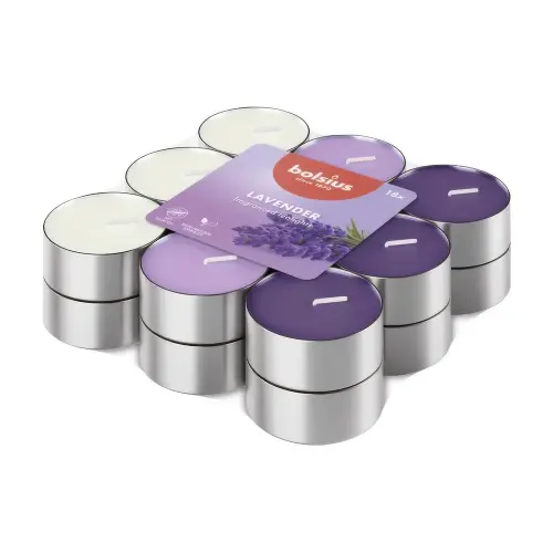 Bolsius Парафиновые свечи Frag Tealight 3,5hr pck18 LAV
