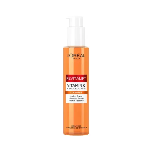 L'Oreal Paris Пенка для очищения кожи лица Витамин С Revitalift 150мл