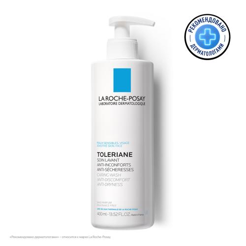 LA ROCHE-POSAY TOLERIANE CARING WASH Очищающий крем-гель для умывания, 400 мл