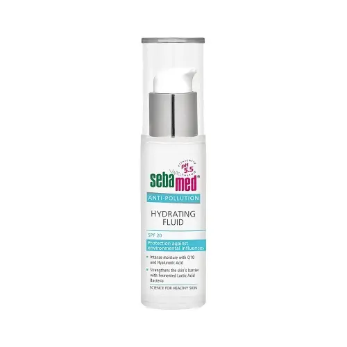 Sebamed ANTI-POLLUTION hydrating fluid w. Pump, увлажняющий крем для лица 30 ml