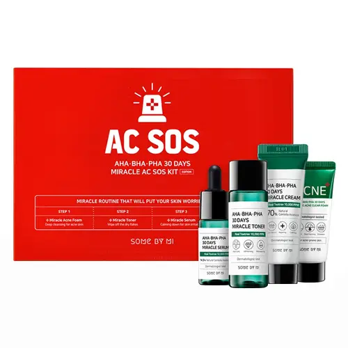SOME BY MI AHA-BHA-PHA 30 DAYS MIRACLE AC S.O.S KIT 4 в 1