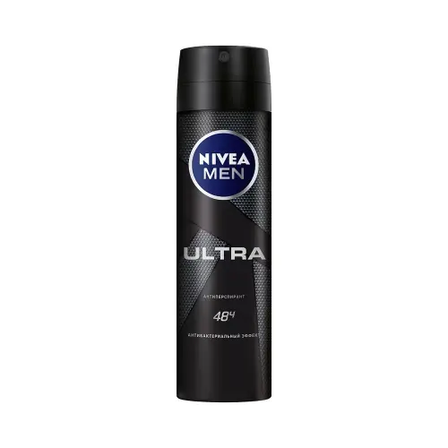 Nivea MEN Дезодорант-антиперспирант спрей ULTRA BLACK 150 ML