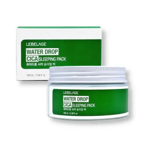 LEBELAGE Ночная маска с цикой WATER DROP CICA SLEEPING PACK