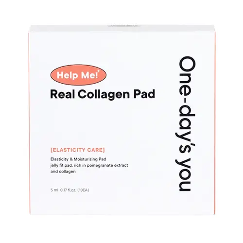 ONE DAYS YOU HELP ME! REAL COLLAGEN PAD Отшелушивающие тонер-пэды с коллагеном 10 шт