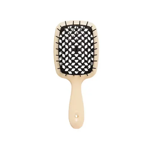 Janeke SUPERBRUSH РАСЧЕСКА БЕЖЕВАЯ/ЧЕРНАЯ 20,3x8,5x3,1СМ