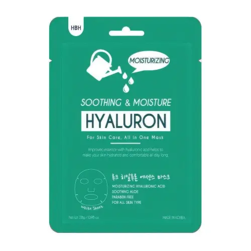 HBH LUKE Soothing & Moisture Hyaluron Essence Mask Гиалуроновая маска для лица