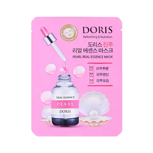 JiGOTT DORIS Тканевая маска  PEARL REAL ESSENCE MASK