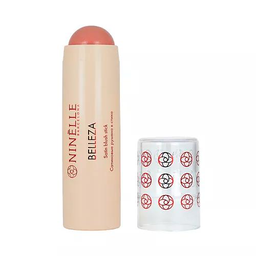 NINELLE САТИНОВЫЕ РУМЯНА В СТИКЕ BELLEZA  №424
