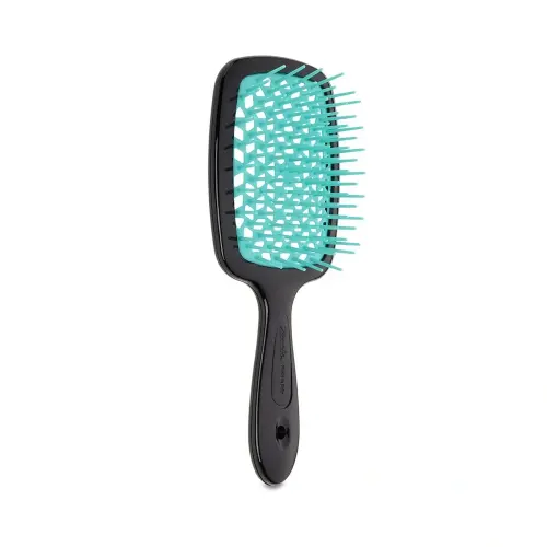 Janeke SUPERBRUSH РАСЧЕСКА МАЛЕНЬКАЯ ЧЕРНАЯ/ТИФФАНИ 17,5x7x3СМ