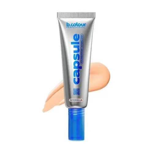 7DAYS B.COLOUR PRO CAPSULE Тональный крем увлажняющий / 02 Vanilla, 35 мл