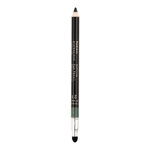 RADIANT  SOFT LINE WATERPROOF EYE PENCIL No 21 - FOREST GREEN Карандаш для глаз водостойкий Softline Eye Pencil Waterproof, т. 21 зеленый