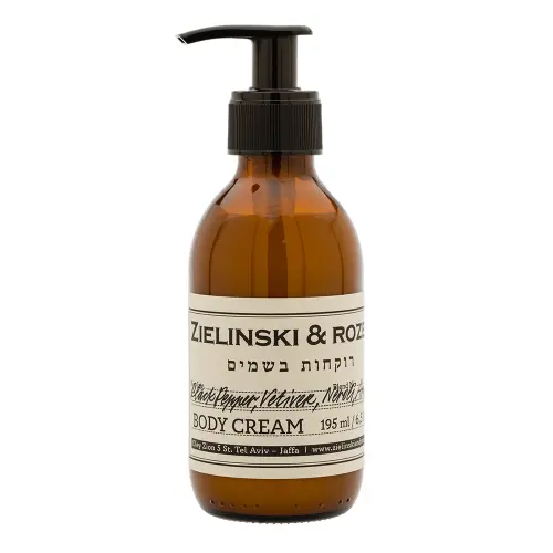 Zielinski & Rozen  Body cream Black pepper, Amber, Neroli  Крем для тела Черный перец, Амбра, Нероли 195мл