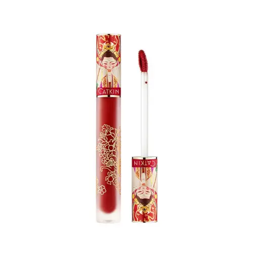 CATKIN PRETTY LIGHTNESS LIQUID LIPSTICK Жидкий блеск для губ C01 Orange Sunset 2г