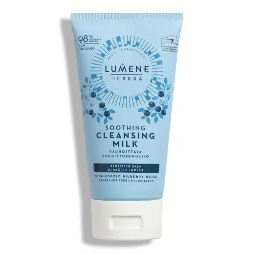 LUMENE HERKKÄ CLEANSING MILK Успокаивающее очищающее молочко для лица 150мл