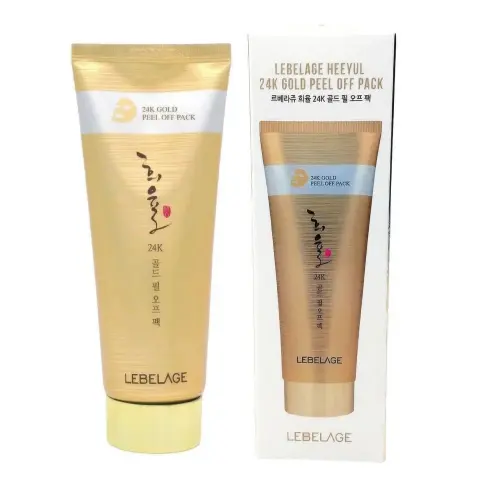 LEBELAGE Маска-пленка Хи Юль с 24-каратным золотом HEEYUL 24K GOLD PEEL OFF PACK