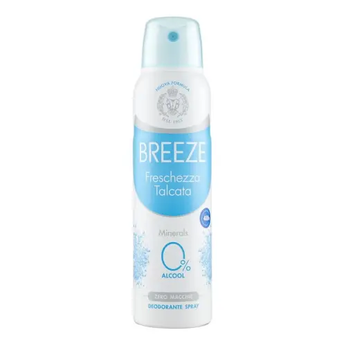 BREEZE Дезодорант-спрей  MEN DEODARANT SPRAY FRESCHEZZA TALCATA 150ML