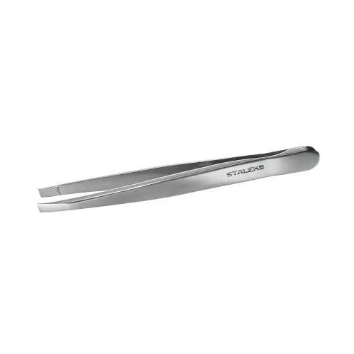 Staleks Pro Expert Пинцет для бровей EXPERT 10 TYPE 1 (широкие прямые кромки)