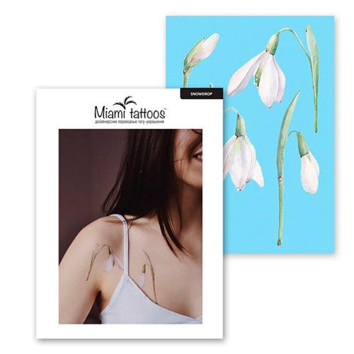 Miami Tattoos Переводные тату Snowdrop