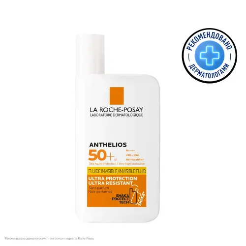 La Roche-Posay Anthelios Невидимый флюид для лица и кожи вокруг глаз SPF 50+/PPD 46, 50 мл